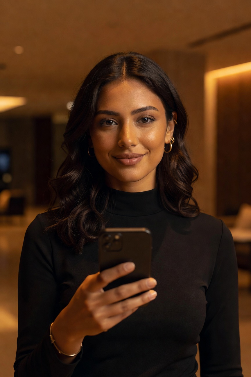 Yara responding to a message